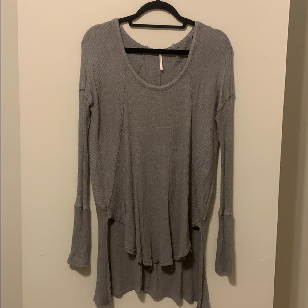 Free People Slouchy Tunic - Gray